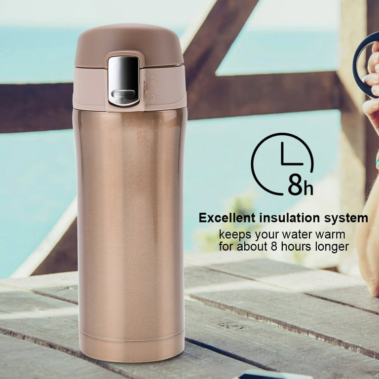 850ml Cute Stainless Steel Thermos Water Bottle Portable Insulated Coffee  Tea Beer Tumbler Travel Thermal Cup Hot Cold Drinks