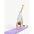 thumbnail image 4 of Justice 2-in 1 Handstand & Cartwheel Gymnastics Mat, Purple, 4 of 5