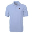thumbnail image 2 of Men's Cutter & Buck Blue Florida Gators Throwback Logo Virtue Eco Pique Stripe Recycled Polo, 2 of 3