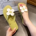thumbnail image 2 of jiaxiM Brown Flip Flops Women Thong Sandals for Women Dressy Dressy Memory Foam Slippers for Women Non- Arch Support Sandals for Women Thick Sole Orthofeet Shoes for Women, 2 of 8