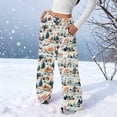 thumbnail image 2 of Snow Suits for Toddler - Printed Flannel Casual Trousers - Daily Wear, 2 of 9