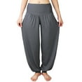 Sayfut Womens Super Soft Modal Spandex Casual Loose Baggy Harem Yoga