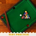 thumbnail image 3 of TEHAUX 1Set Resin Billiard Balls Set with Rack for Pool Table Replacement Use, 3 of 4