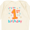 thumbnail image 4 of Inktastic It's My First Birthday Boys or Girls Long Sleeve Baby Bodysuit, 4 of 5