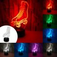 thumbnail image 1 of Ltdhehe Roller Skates 3D Night Light Table Desk Lamp With 7 Colors Optical USB LED Night Light For Kids Room Decoration, 1 of 1