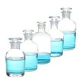 thumbnail image 1 of Porfeet 30/60/125/250/500ml Clear Portable Glass Jar Reagent Bottle Storage Container(250ml), 1 of 9