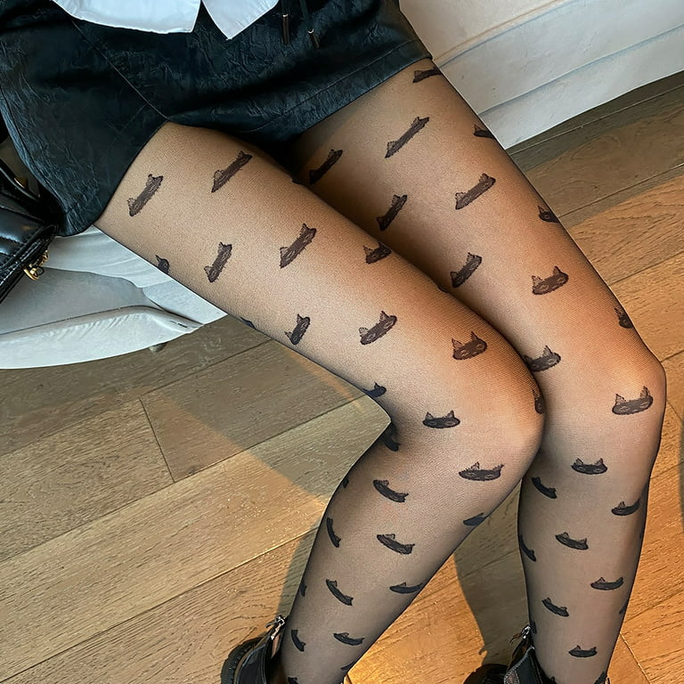 Dot Printed Transparent Sexy Women's Pantyhose Breathable Tights