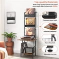 thumbnail image 3 of Olakee Record Player Stand with Vinyl Storage up to 200 Albums, Turntable Stand, 3 of 8