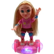 Joyabit Doll on Hoverboard Fashion Doll, with Flashing Lights and Music