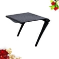 thumbnail image 3 of Foldable Computer Monitor Shelf Multifunction TV Storage Rack Creative Storage Bracket for Home Office Desktop (Black), 3 of 7