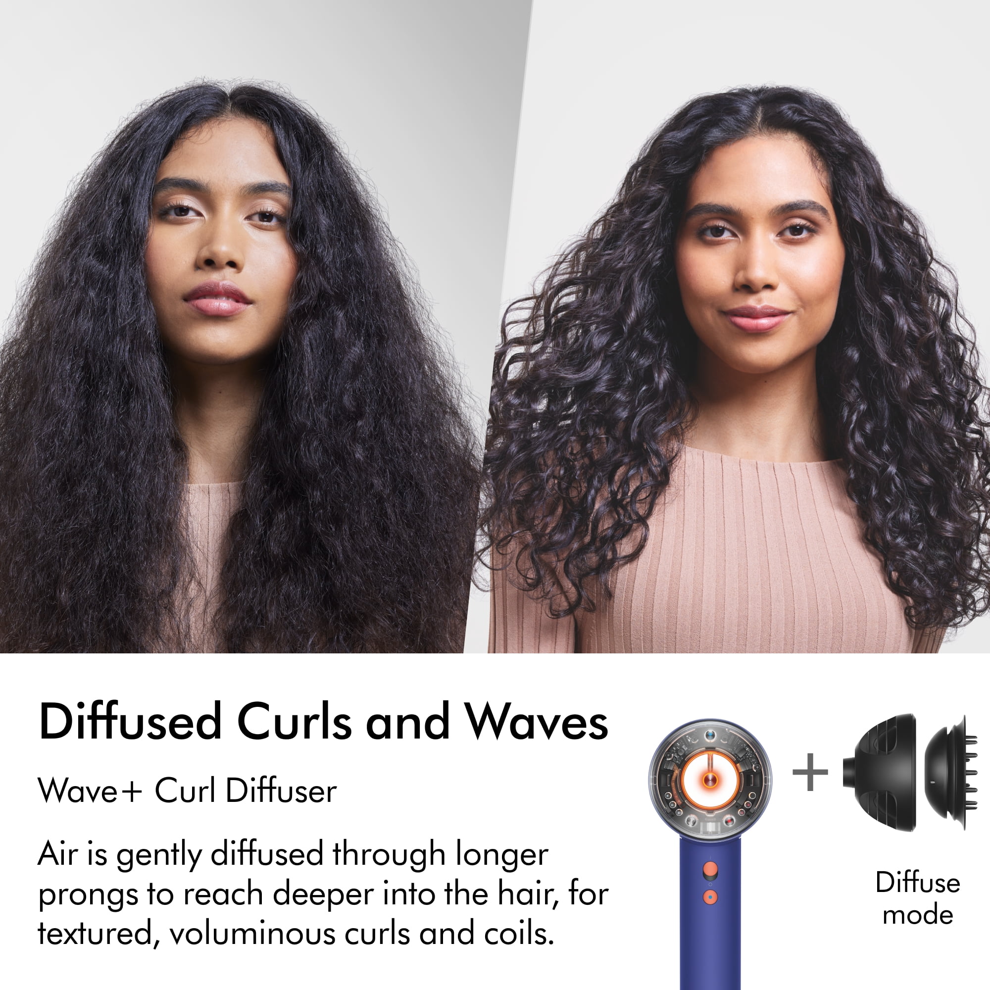 Restored Premium Dyson Supersonic Nural™ Hair Dryer | Vinca Blue/Topaz (Refurbished)