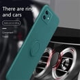 thumbnail image 2 of Kickstand Case Compatible with iPhone 13 Mini, Soft Silicone Protective Case Cover with 360°Rotatable Ring Holder (Dark Green, iPhone 13 Mini), 2 of 14