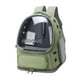 thumbnail image 1 of Mochila transportadora para gatos transparente para gatos y perros pequeños, grande, portátil y ventilada Verde, 1 of 3