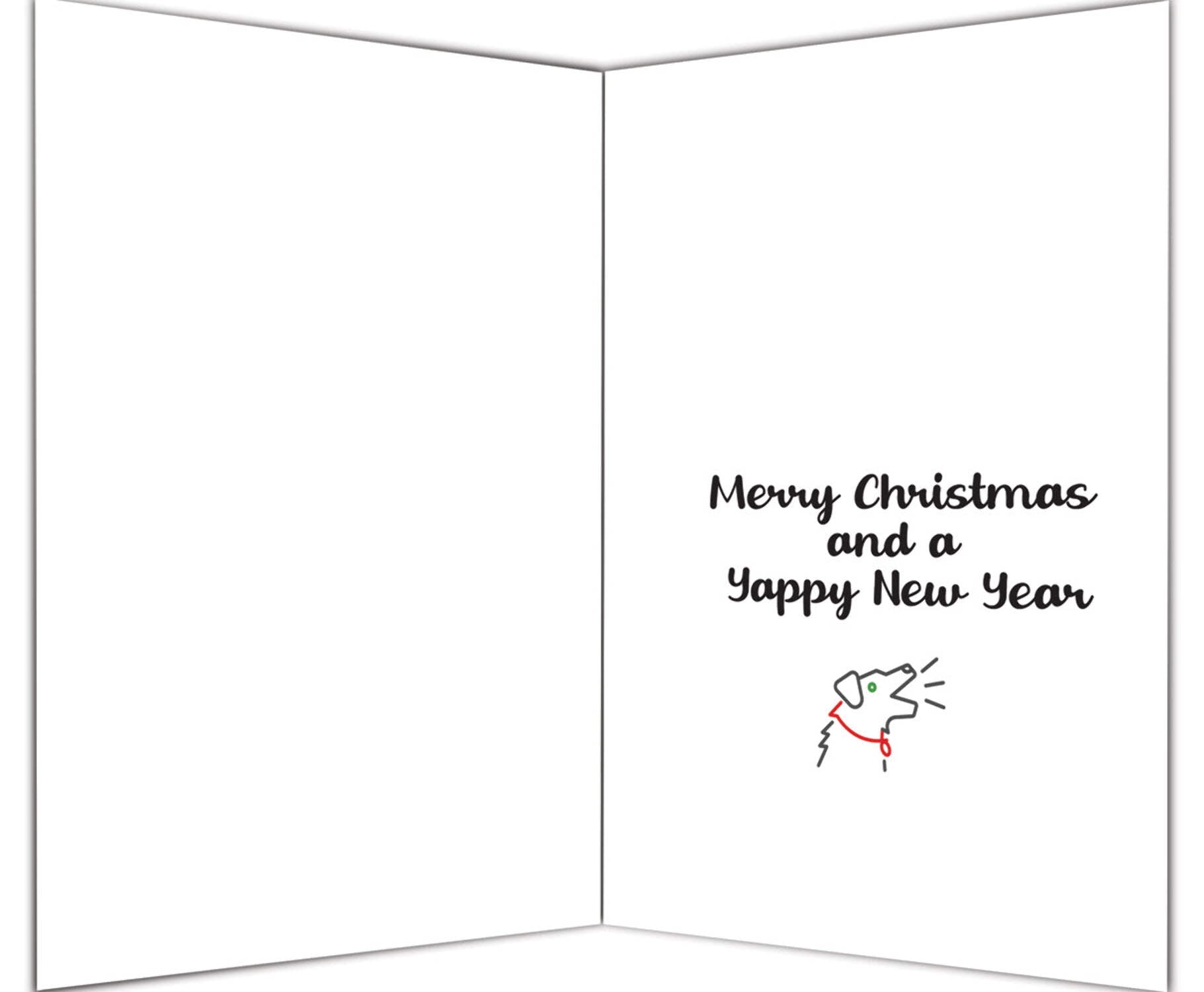 Glory To Dog And to All A Good Night Variety II (2025) Christmas Card Boxed Set of 12 Seasonal Greeting Cards (3 Each of 4 Sleepy Puppy Dog Designs) and Mailing Envelopes
