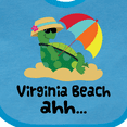 thumbnail image 4 of Inktastic Virginia Beach Virginia Boys or Girls Baby Bib, 4 of 4