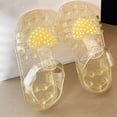 thumbnail image 6 of FSYBOA Girls Jelly Sandals, Closed Toe Non-Slip Gifts Casual Kids Summer Shoes Yellow Size 11(Little Kids), 6 of 9