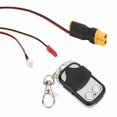 thumbnail image 2 of Remote Control Car Winch Controller Wireless RemoteControl Winch Controller Suitable for D90 SCX10 TRX4 90046 WinchKit,A,1 * plug controller 1 * remote control,Black, 2 of 6