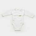 thumbnail image 2 of Bodysuit Kimono Long Sleeve White, 2 of 6