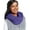 Purple, variant on Women's Super Fleece Loop Scarves & Wraps, Purple