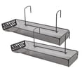 thumbnail image 1 of ETHZZLE 2Pcs Hanging Flower Pots Holder Iron for Balcony and Home Office Storage Solutions, 1 of 7