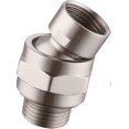 thumbnail image 5 of Shower Head Swivel Ball Joint Adapter Ball Joint Adjustable Shower Arm Connector Universal Showering Head (4 Split Mouth, Chocolate)1pcs), 5 of 5