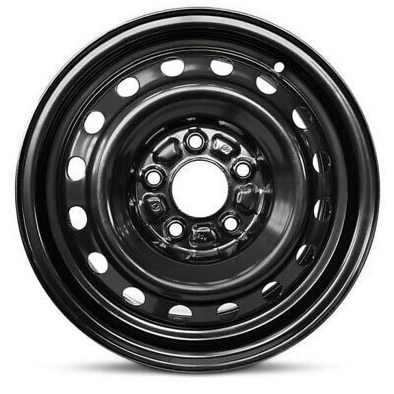 Wheel Rim for 2007-2012 Hyundai Elantra 15 in Black Steel Rim Direct Fit
