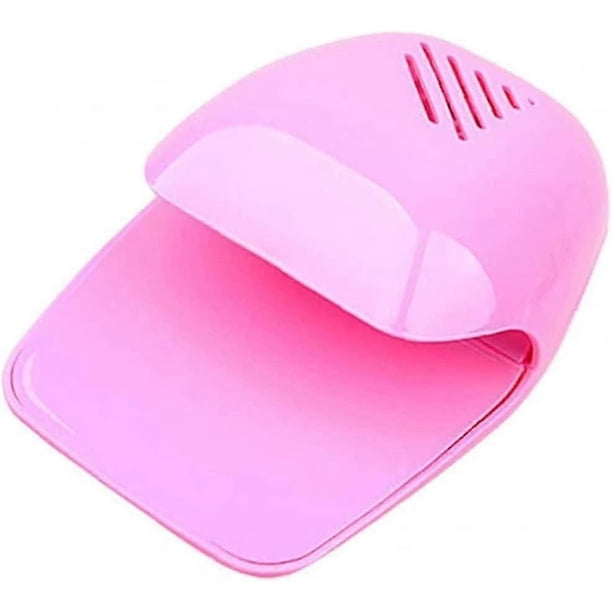 Nail Tools, Mini Nail Dryer Fan Portable Nail Art Drying Gel Polish Blow Cooler Machine Pink