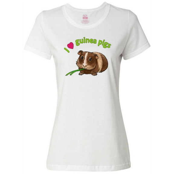 Inktastic I Love Guinea Pigs Women's T-Shirt