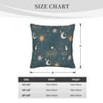 thumbnail image 5 of LNWH Bohemian Blue Throw Pillow Covers, Square Soft Linen Decorative Pillow Cases, 20"x20", 5 of 8