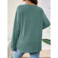 thumbnail image 5 of Women'S Maternity Shirt Long Sleeve Maternity T-Shirt Sport Top Tunic Top Mom Outfit Green XL, 5 of 10
