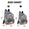 thumbnail image 2 of FORMRS Mini Backpack Purse for Women Travel Daypack Casual Shoulder Bag, Green Window, 2 of 7