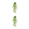 thumbnail image 1 of Kearding Aspecto realista ABS Planta ecológica para la decoración del hogar Sin riego Amplia aplicación Limpie el polvo Flexible Peasecod bacalao 2Conjunto, 1 of 6