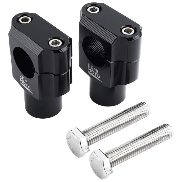Elevadores de manillar de motocicleta KEMIMOTO de aleación de aluminio de 25 mm