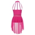 thumbnail image 4 of CHICTRY Robe de Danse Ballet Sans Manches en Dentelle Florale pour Filles Enfants Costume de Danse Contemporain Moderne Rose 14, 4 of 7