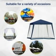 thumbnail image 4 of Outsunny Tente de Fête, Abri de Jardin Extérieure Pare-Soleil, Bleu, 4 of 10