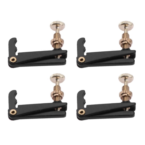 20 piezas gancho de cuerda de afinación hierro chapado 4/4 3/4 piezas de instrumentos musicales de repuesto Likrtyny Para estrenar