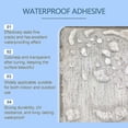 thumbnail image 4 of Transparent Waterproof Adhesive, Tile Wall Tile Leak Repair Material Transparent Waterproof Sealing Paint Glue, 4 of 5