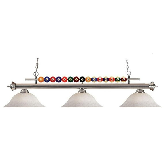 -3 Light Island/Billiard in Billiard Style-16 inches Wide By 15 inches High Bailey Street Home 372-Bel-1288591