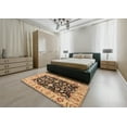 thumbnail image 4 of Ahgly Company Indoor Rectangle Traditional Dark Sienna Brown Area Rugs, 5' x 7', 4 of 6