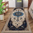 thumbnail image 2 of 2x6 FT Kitchen Runner Rugs Non Skid Washable, Faux Wool Rug Runners for Hallways Bathroom Carpet Runner, Soft Indoor Modern Floor Rug for Entryway Laundry Room, 2 of 11