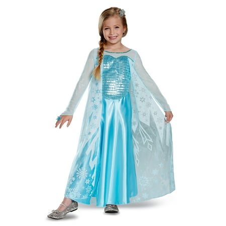 Frozen Girls' Elsa Deluxe Costume