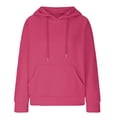 thumbnail image 7 of Edvintorg Hoodies Women Pullover Female Solid Casual Long Sleeve Round Neck Lightweight Sweatshirts Tops Comfy Fall Fashion Outfits, 7 of 7