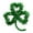clover, variant on St. Patrick's Day Irish Shamrock Garland, Green Luck Grass Wreath for Door and Wall Decor, Holiday Party Hanging Decoration for Home and Festive Events(Clover)