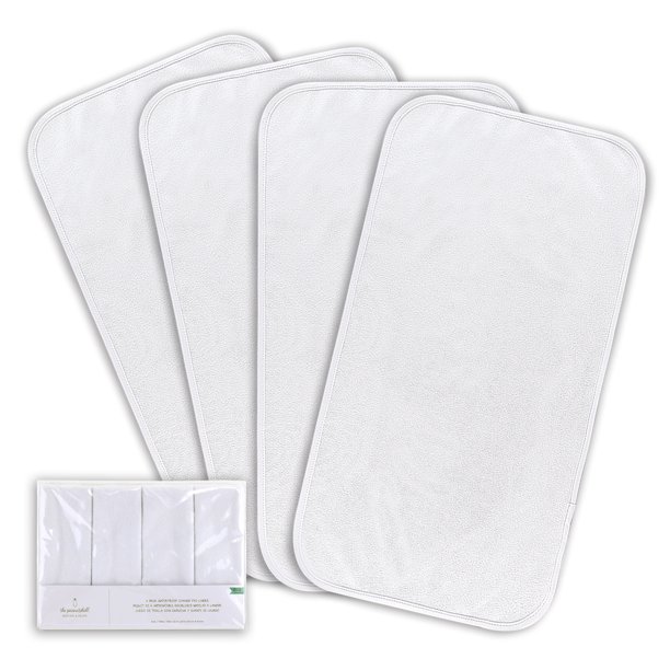 The Peanutshell 4 Pack Changing Pad Waterproof Liners for Baby Boy or