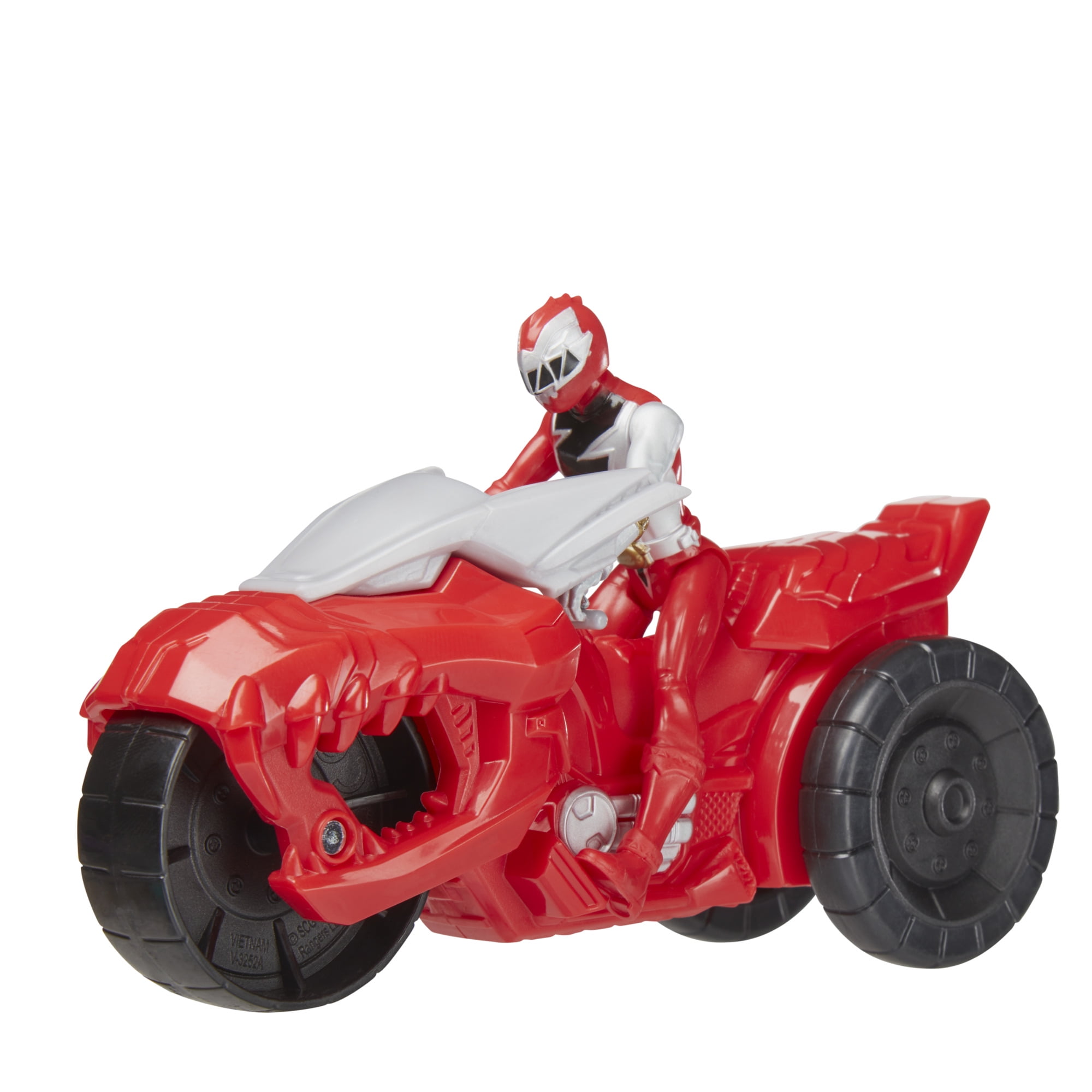 Power Rangers Dino Fury Rip n Go Red Ranger T Rex Battle Rider 