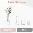 thumbnail image 3 of Centro de mesa NUPTIO con forma de vaso de cristal, 6 unidades, para bodas, transparente, 3 of 8