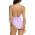 thumbnail image 2 of SHANI SHEMER womens  Melissa One-Piece, XS, Purple, 2 of 3