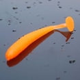thumbnail image 3 of 10 Pcs Appâts de Poisson Souples en Silicone en Forme de T 9 Couleurs Aléatoires, 3 of 4