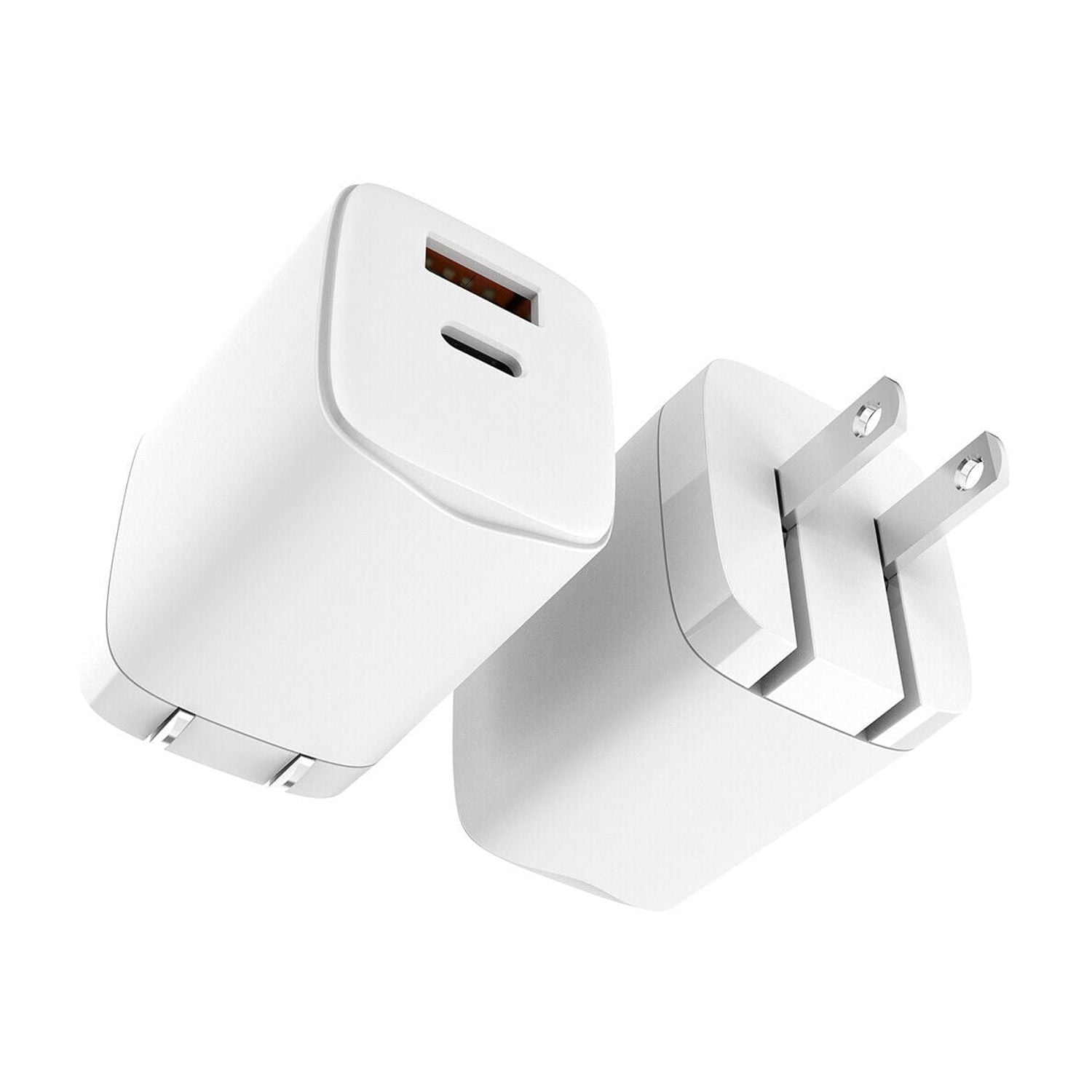 38W PD Home Charger Fast Type-C for Samsung Galaxy A15 5G/A24/A25 5G/A34 5G/A35 5G/A54 5G/A55 5G - 6ft Long Cable USB-C Power Cord QC3.0 Adapter 2-Port Wall