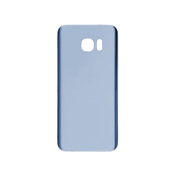 Replacement Back Cover Glass With Camera Lens Compatible For Samsung Galaxy S7 Edge (Coral Blue)